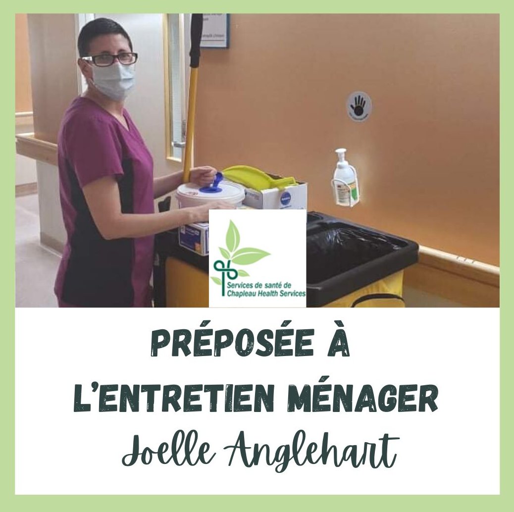 Joelle Anglehart working in a hallway